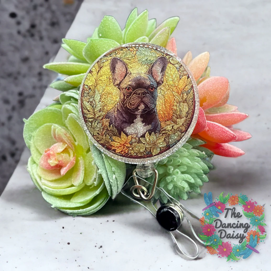 Stained French Bulldog Decal - Image 2