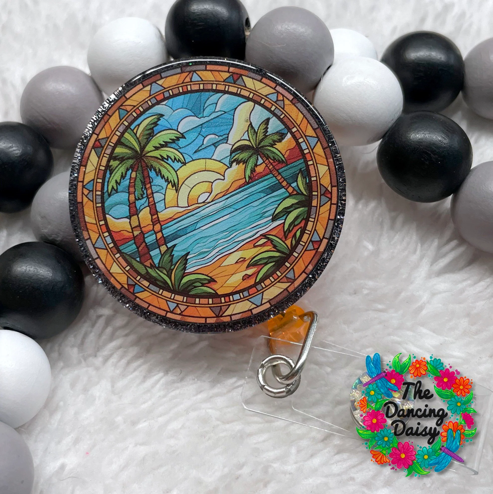 Stained Glass Beach Decal - Image 2