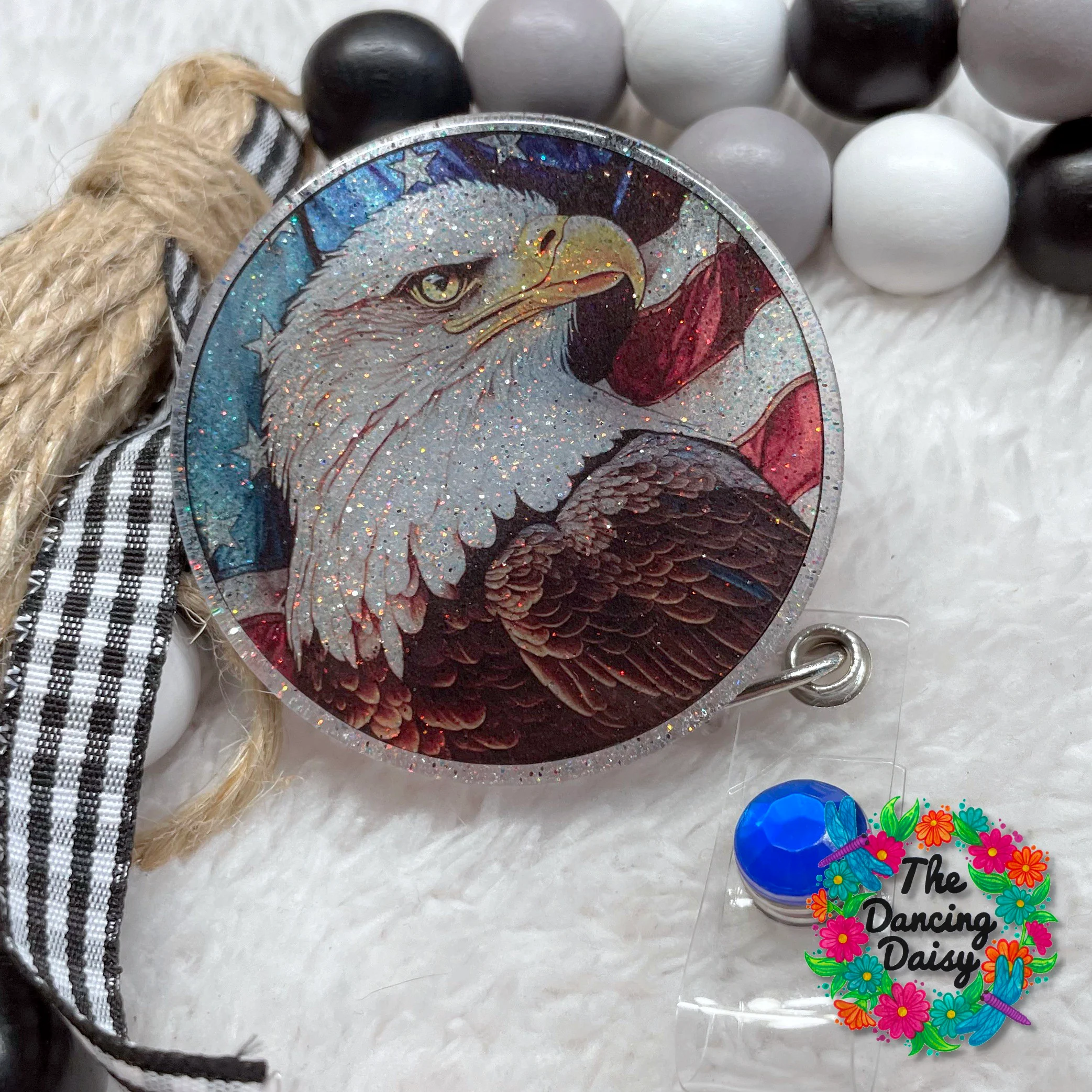 Stained Glass Eagle Decal - Image 2