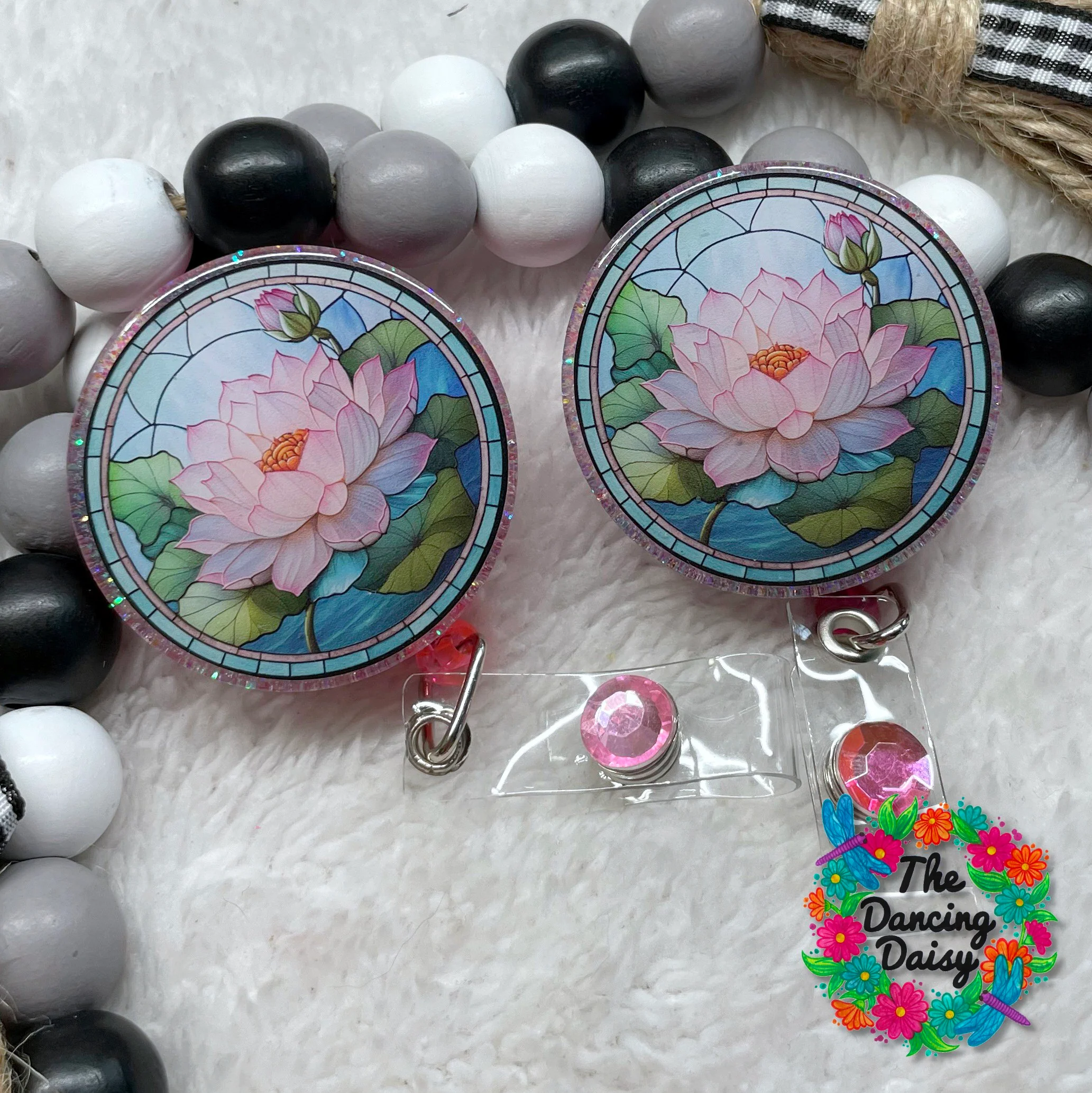Stained Glass Lotus Decal - Image 2
