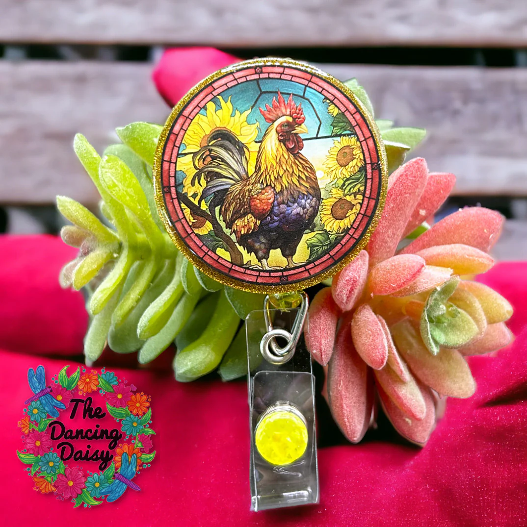 Stained Rooster Decal - Image 2