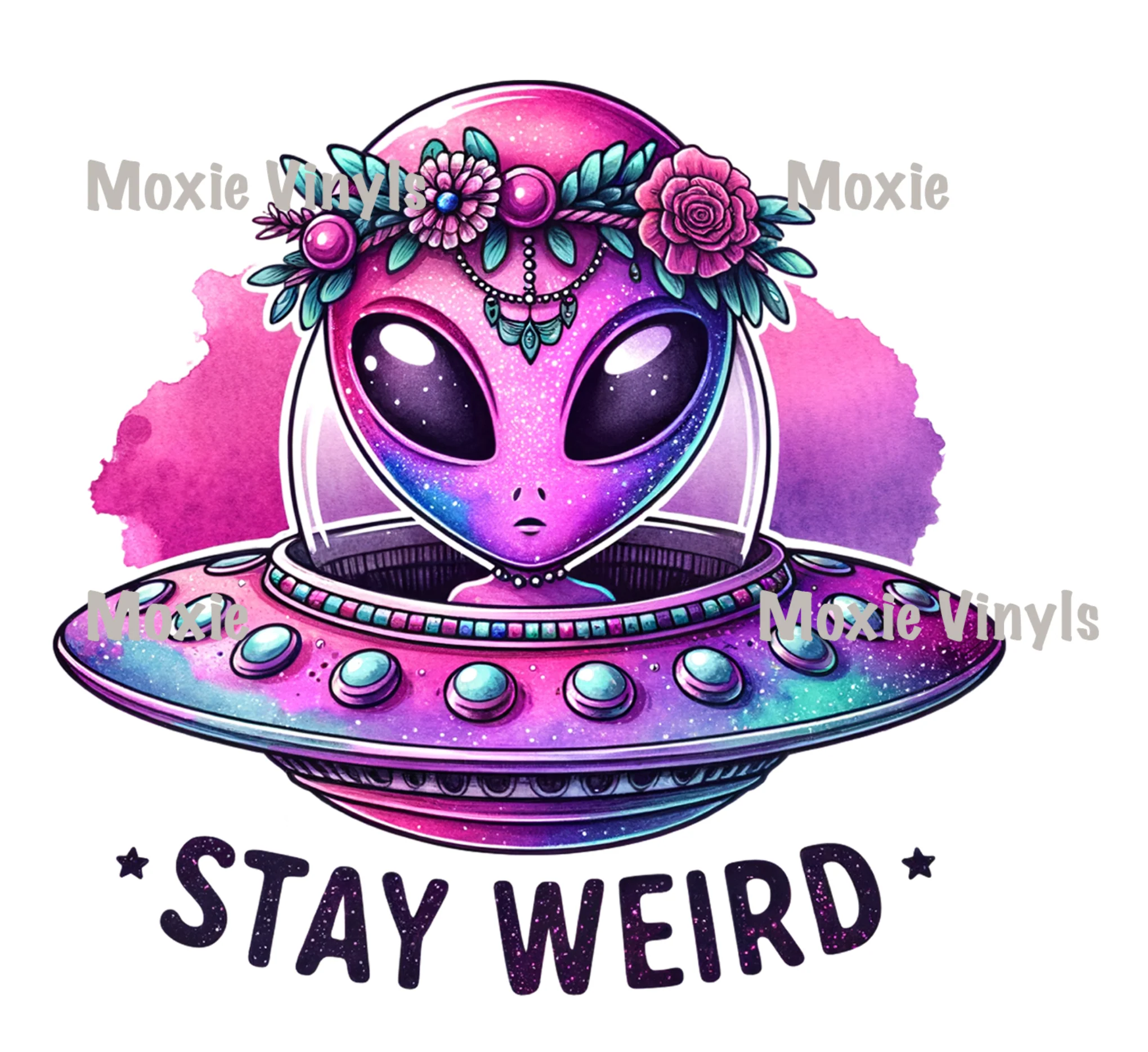 Stay Weird UV DTF
