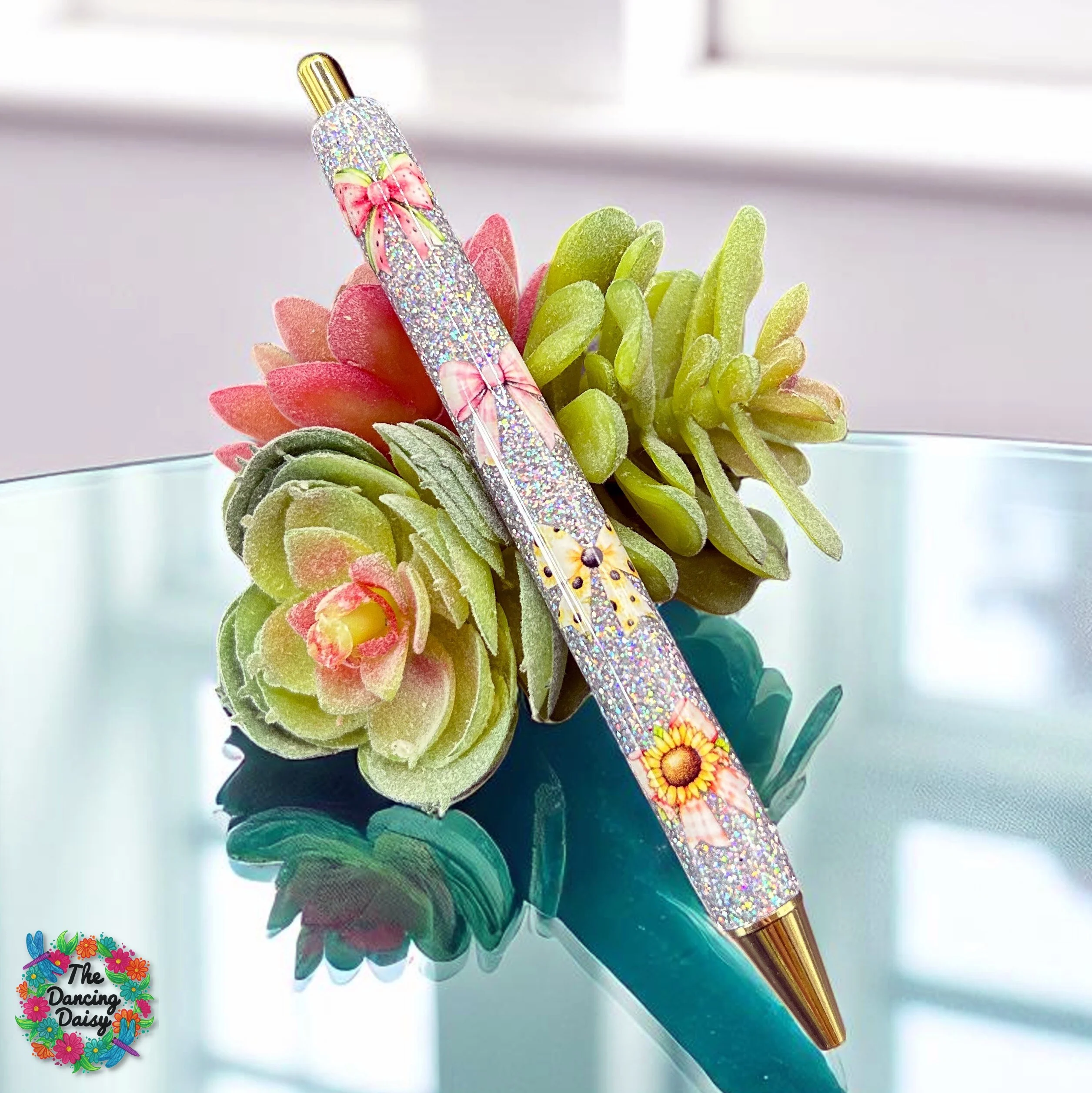 Summer Bows Pen Elements UV DTF - Image 3