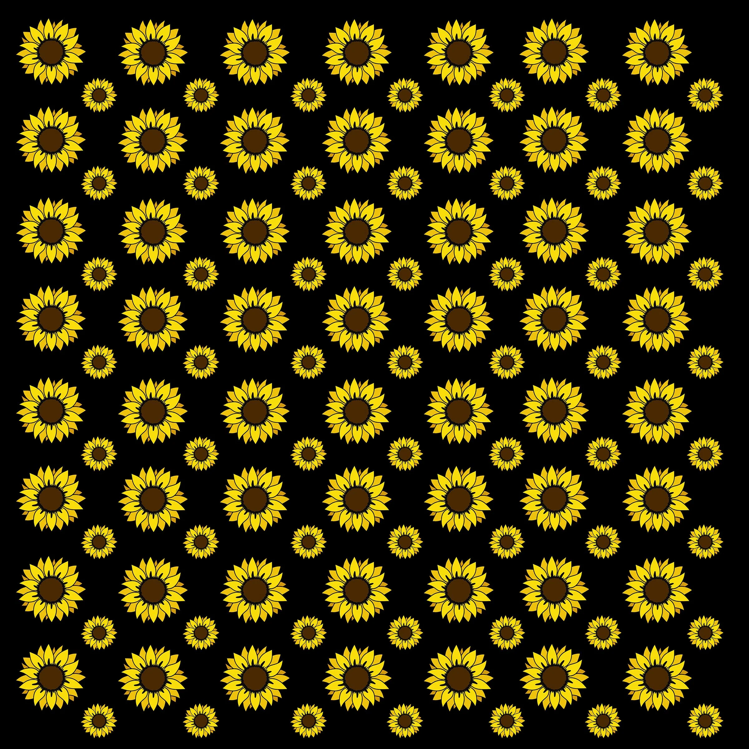 Sunflowers Black #1 Vinyl
