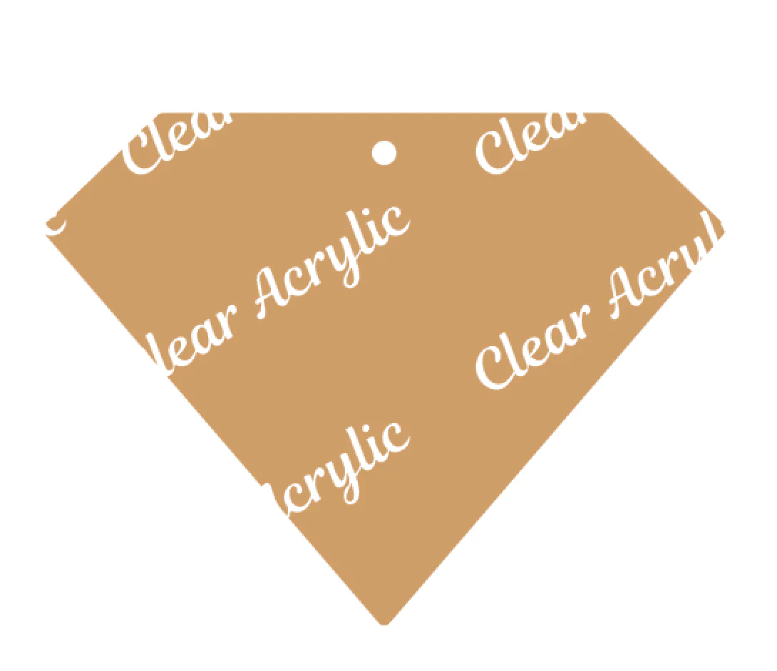 Superhero Badge Acrylic Blank