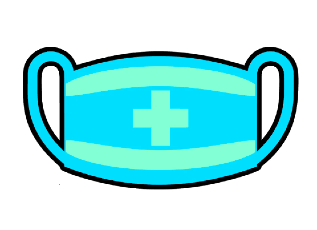 Surgical Mask Acrylic Blank - Image 2