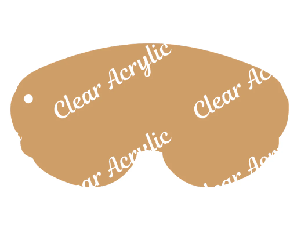 Swim Goggles Acrylic Blank