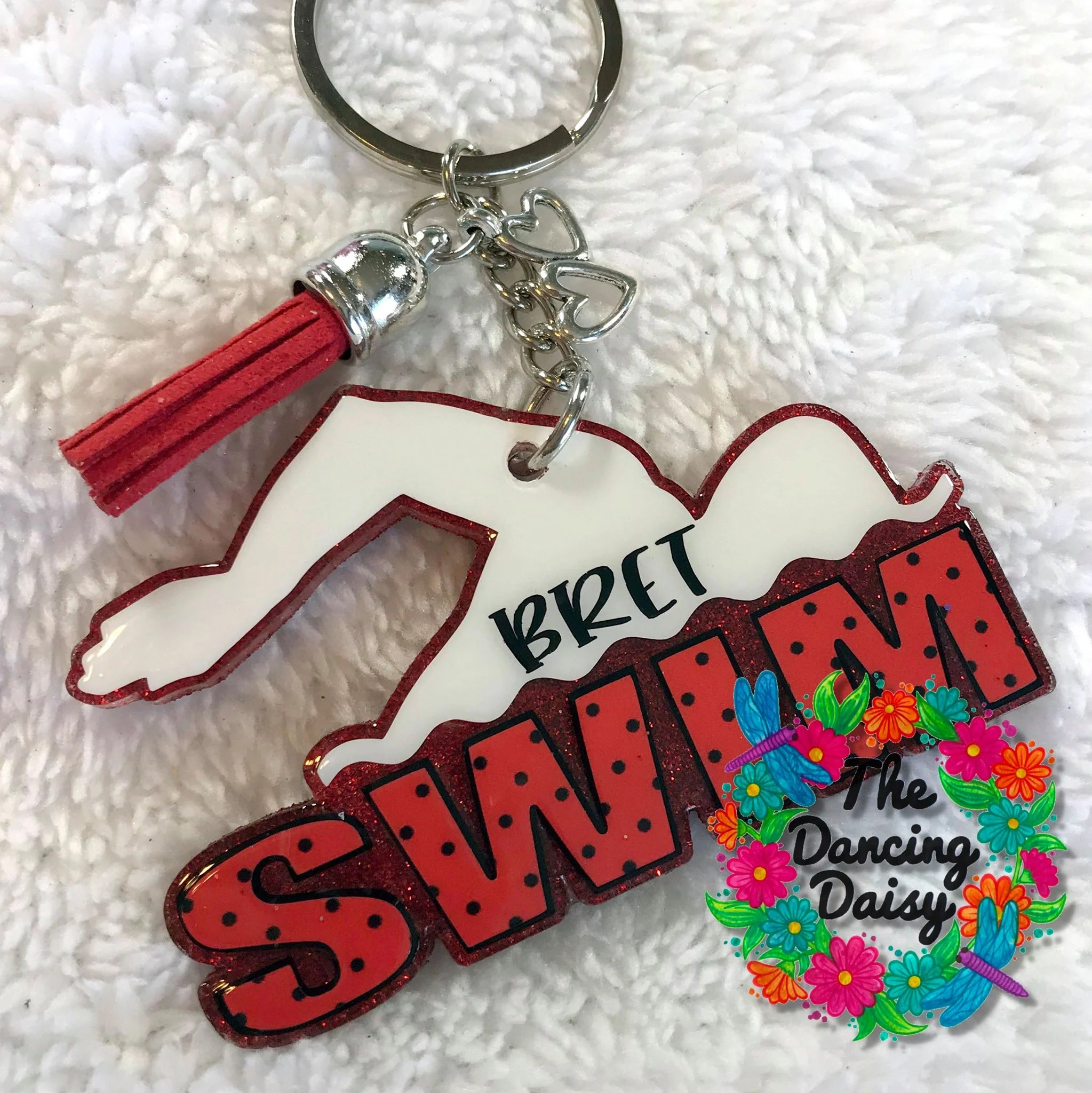 Swimmer Swim Word Acrylic Blank - Image 3