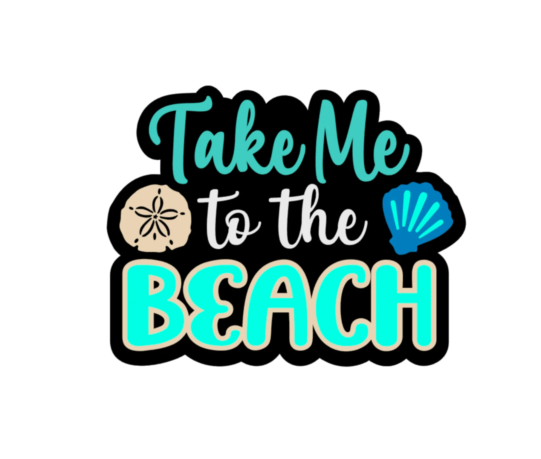 Take Me To The Beach Acrylic Blank