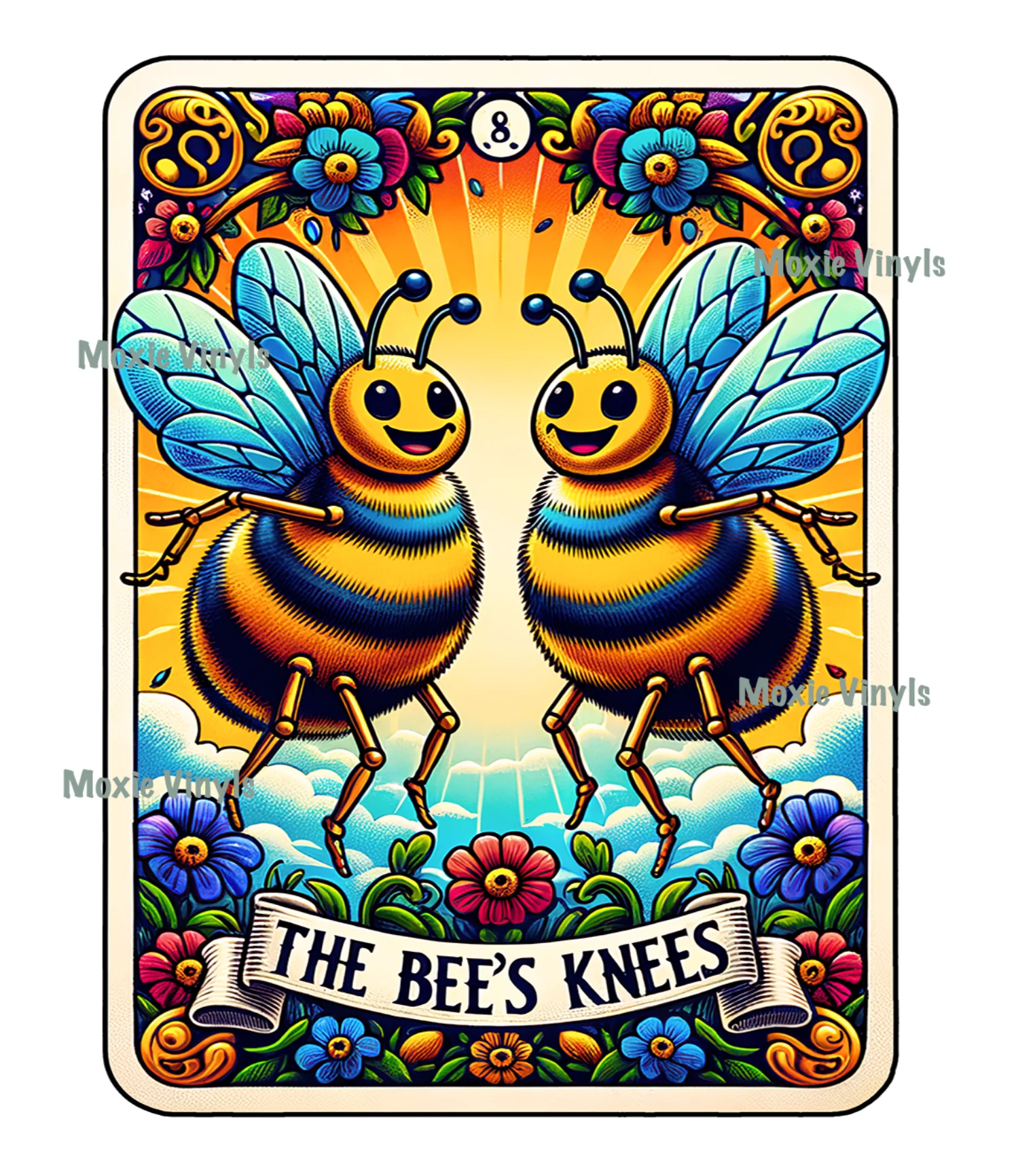 Tarot The Bees Knees UV DTF