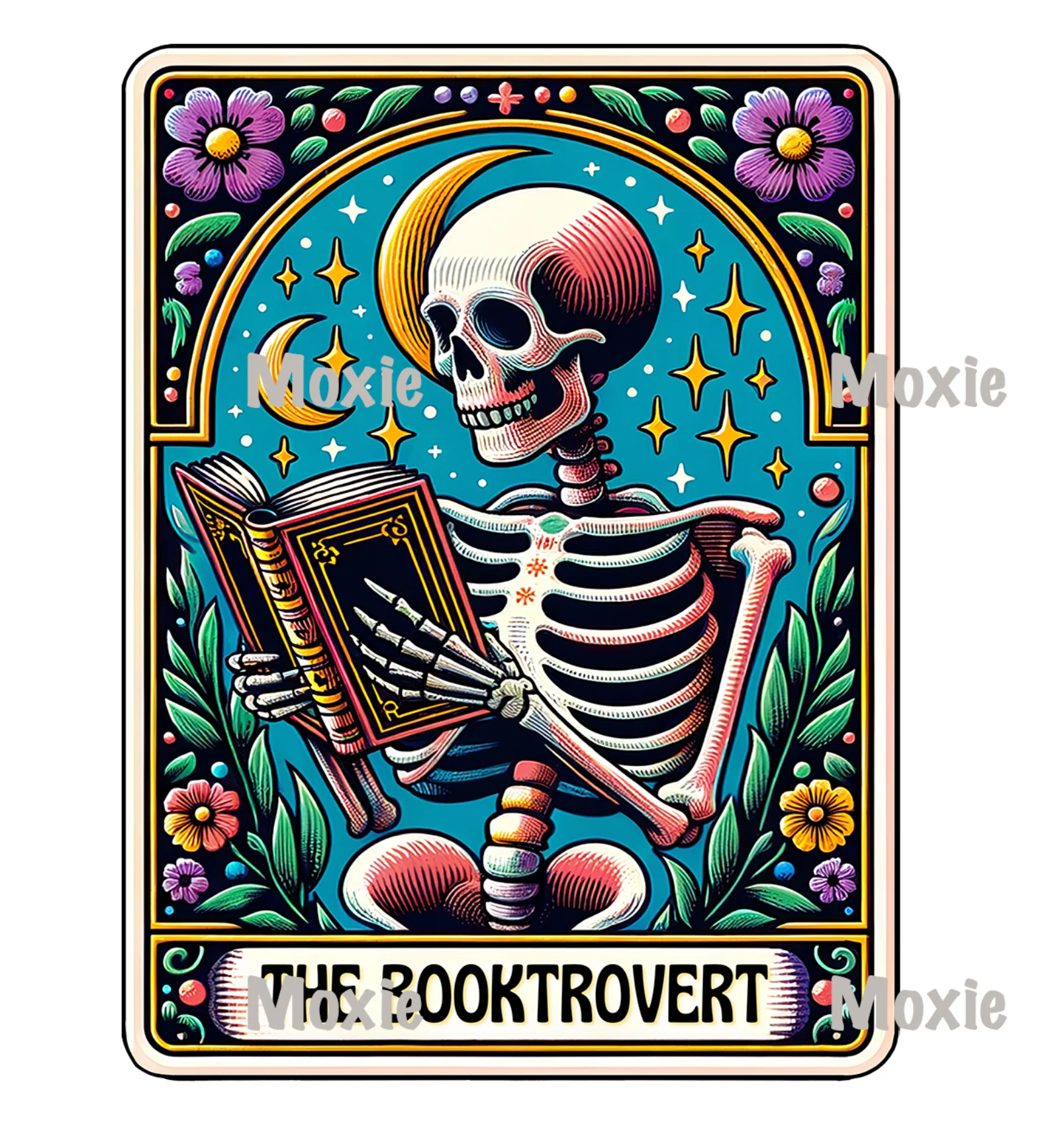 Tarot The Booktrovert UV DTF - Image 4
