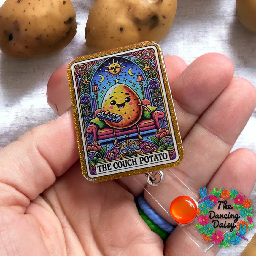 Tarot The Couch Potato UV DTF - Image 2