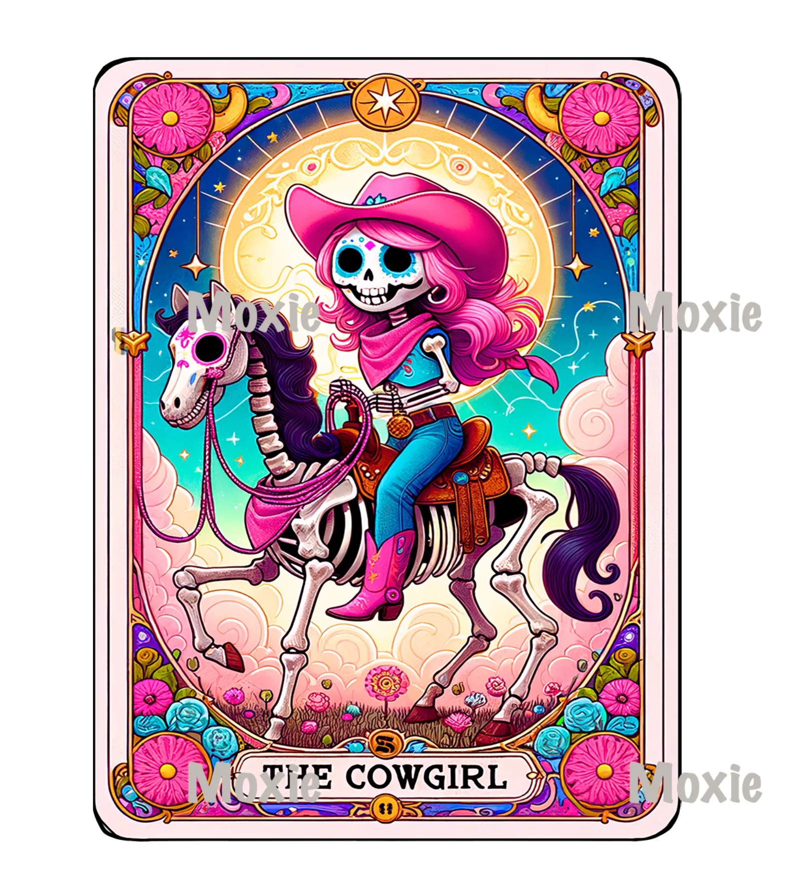 Tarot The Cow Girl UV DTF