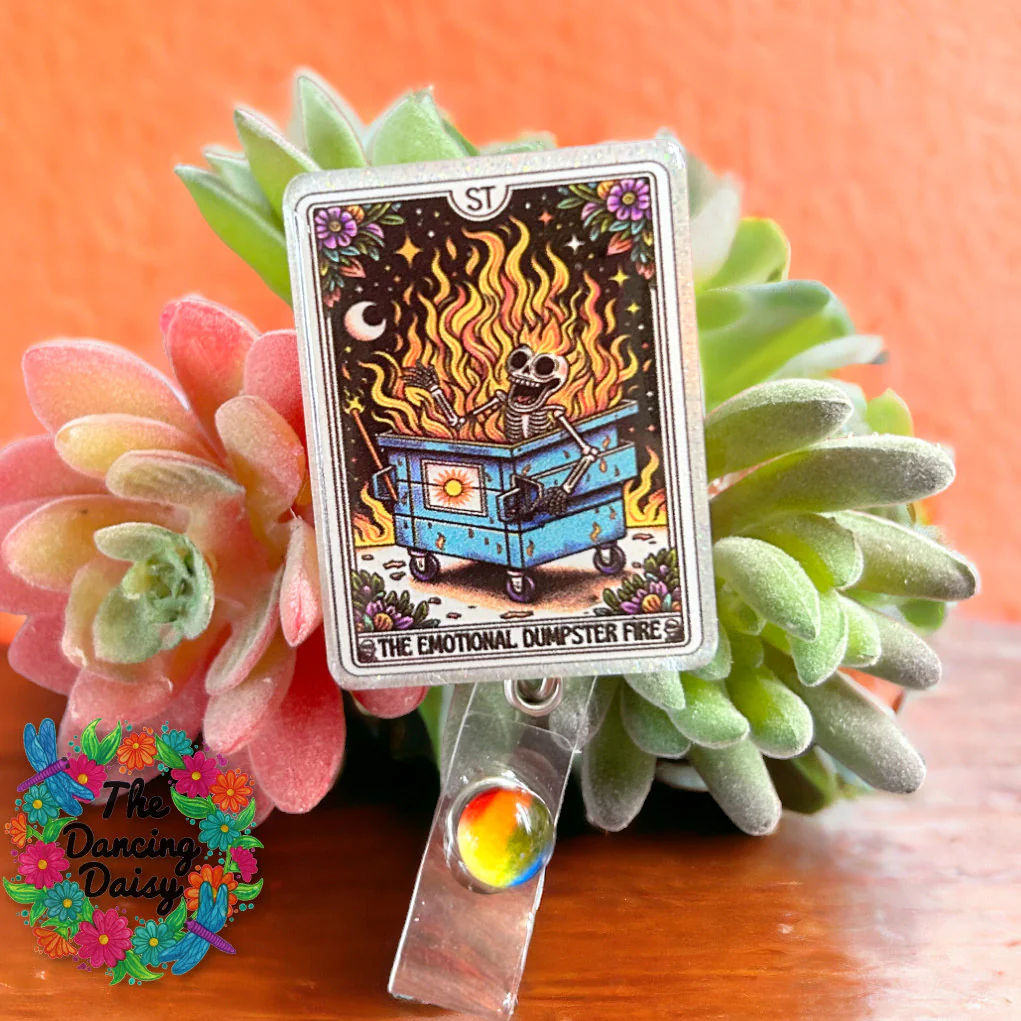 Tarot The Dumpster Fire UV DTF - Image 2