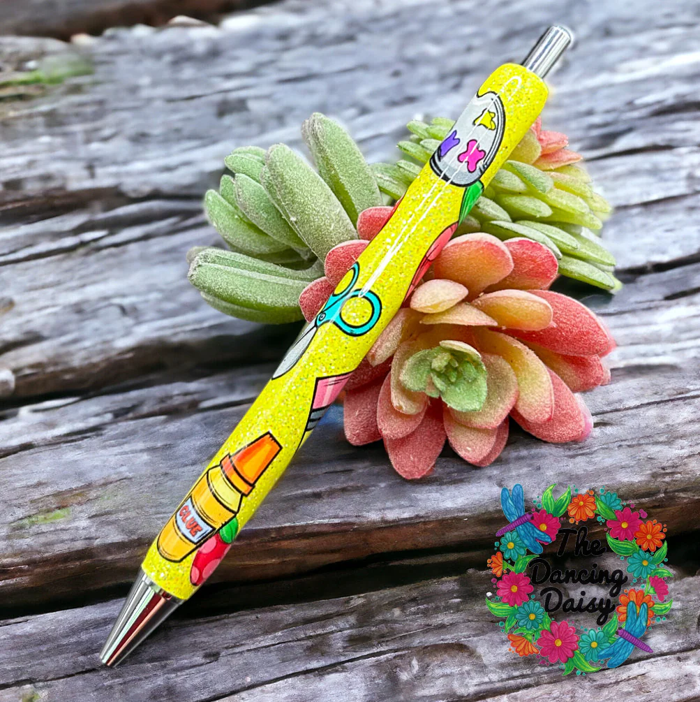 Teacher Pen Wrap UV DTF - Image 2