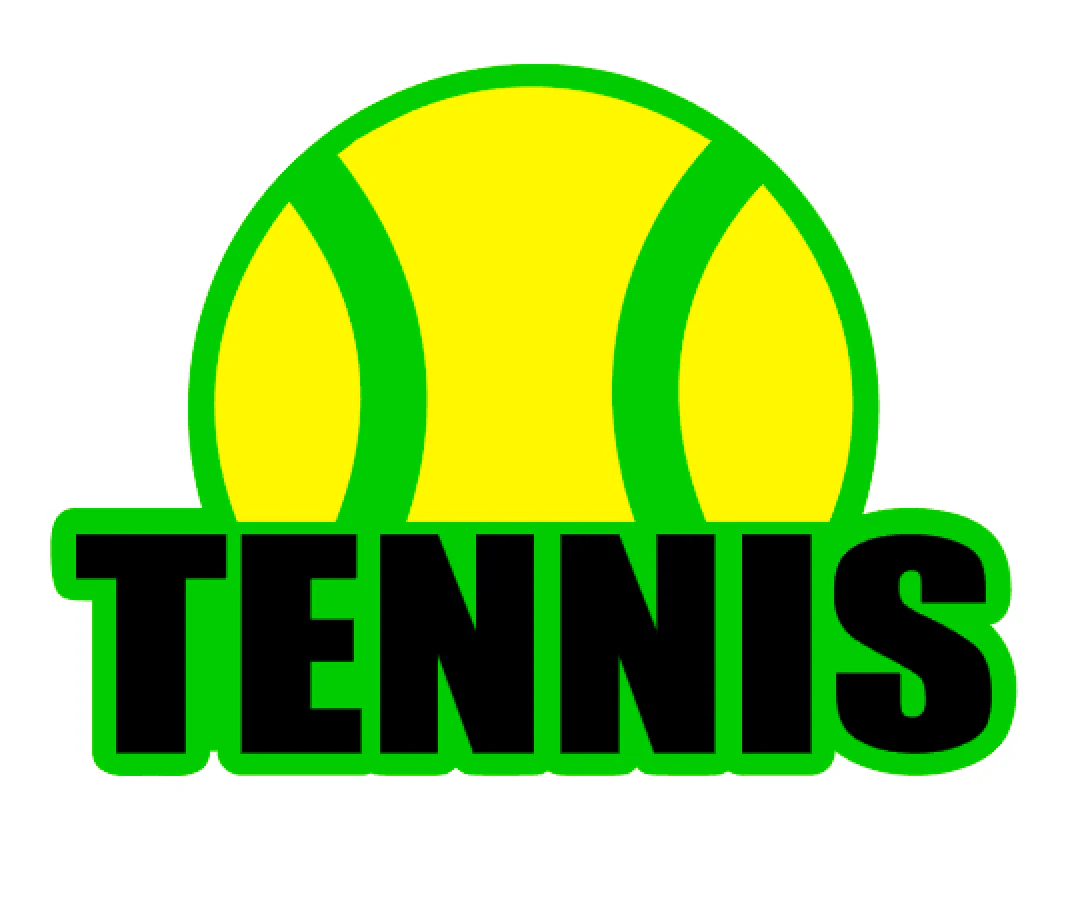Tennis Ball Word Acrylic Blank - Image 2