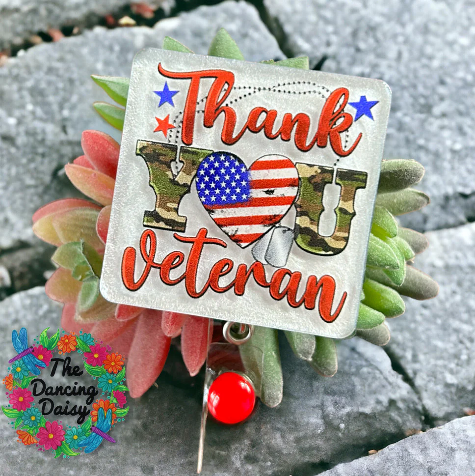 Thank You Veteran UV DTF - Image 2