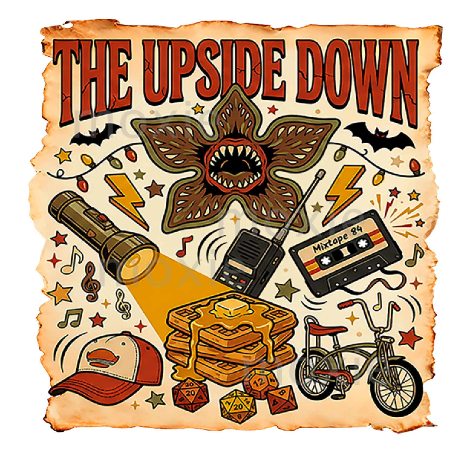 The Upside Down Decal & Acrylic Blank COMBO