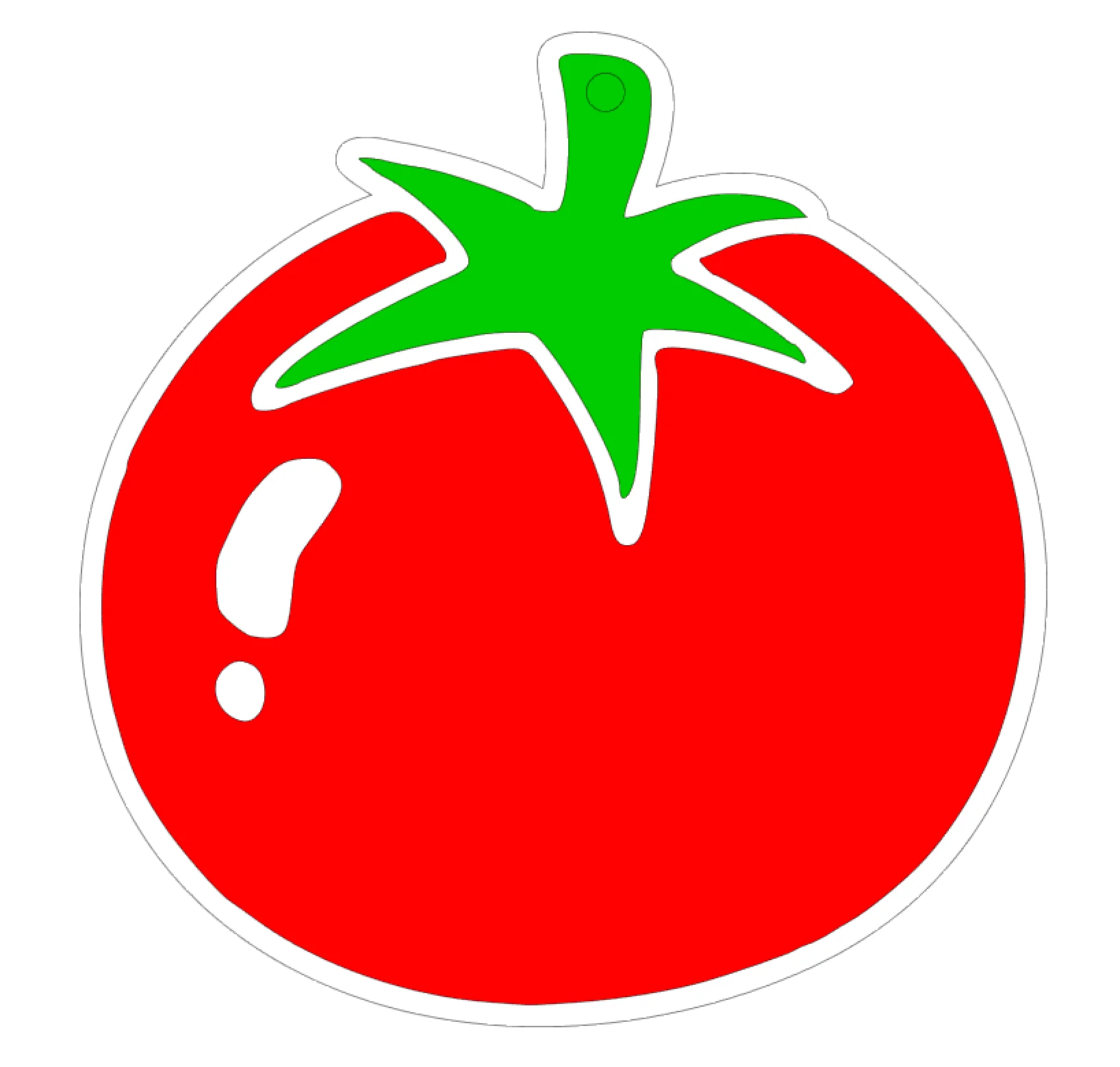 Tomato Acrylic Blank - Image 2