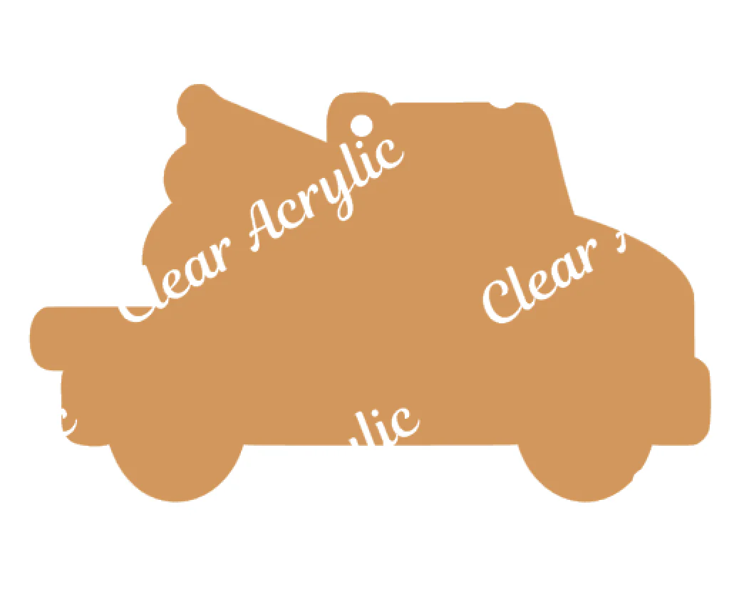 Tow Truck Acrylic Blank
