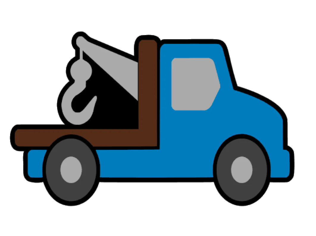 Tow Truck Acrylic Blank - Image 2