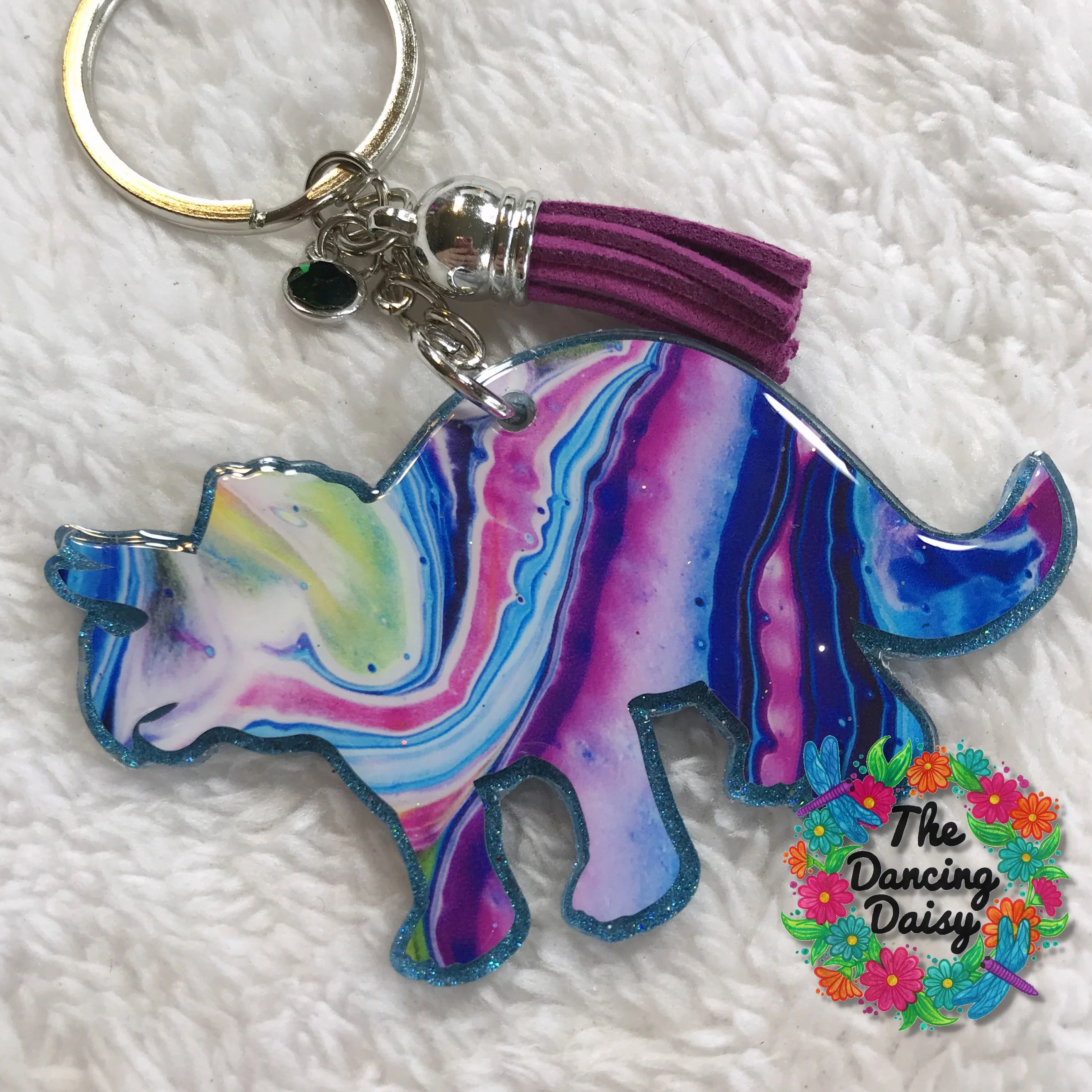 Triceratops Dinosaur Acrylic Blank - Image 3