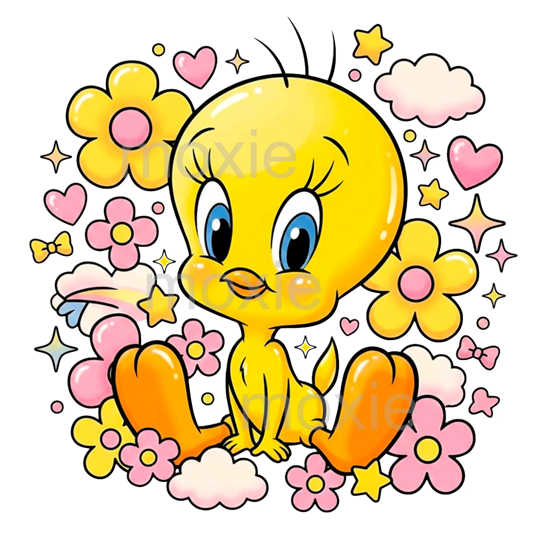 Tweety Decal & Acrylic Blank COMBO
