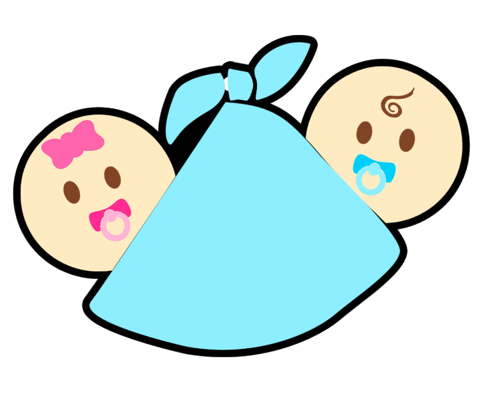 Twin Newborns Acrylic Blank - Image 2
