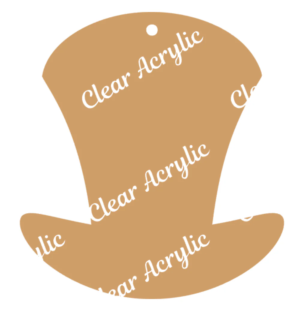 Uncle Sam Hat Acrylic Blank