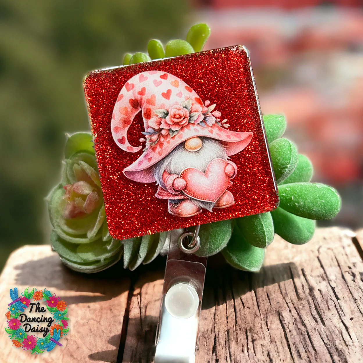Valentine Heart Gnome UV DTF - Image 2
