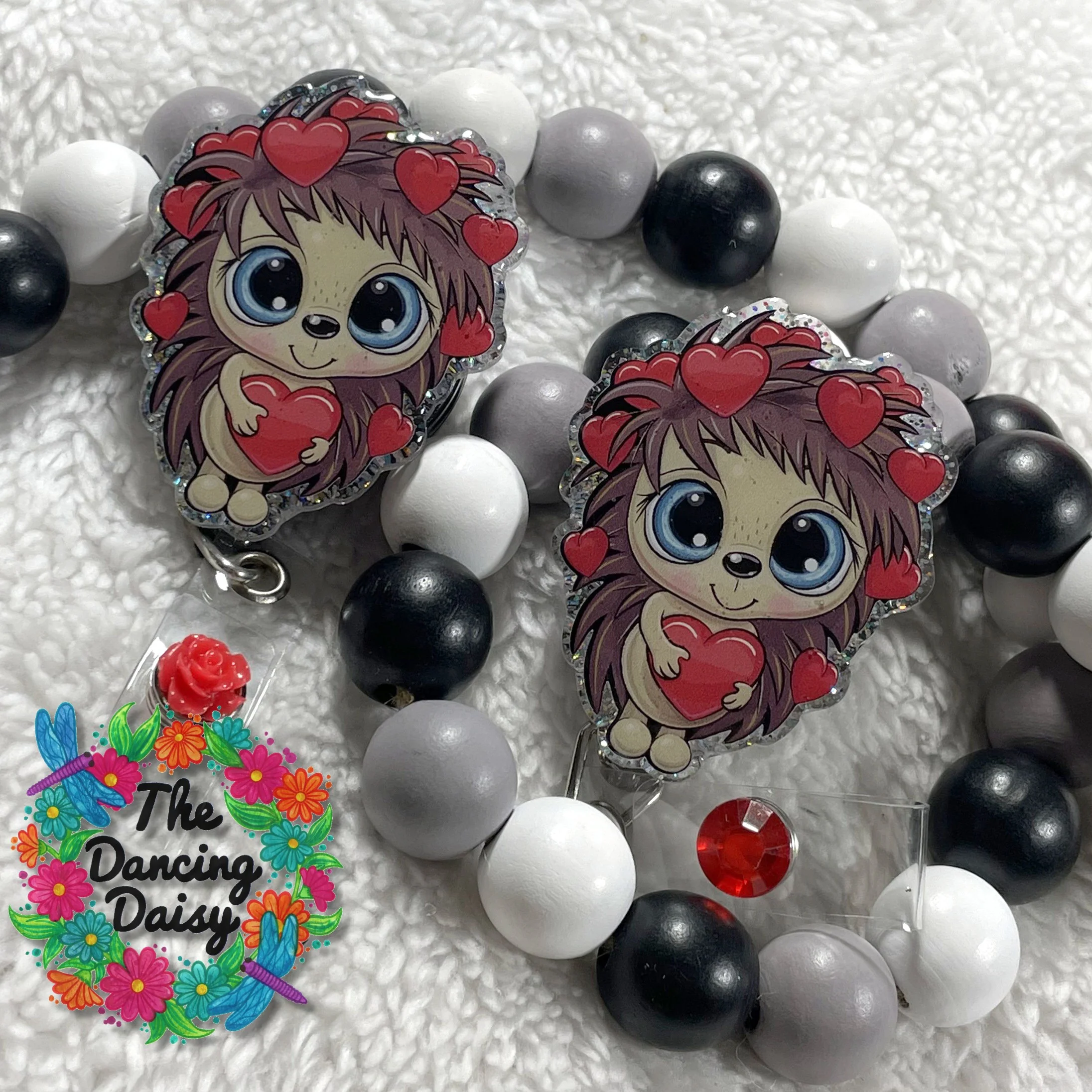 Valentine Hedgehog Decal & Acrylic Blank COMBO - Image 2