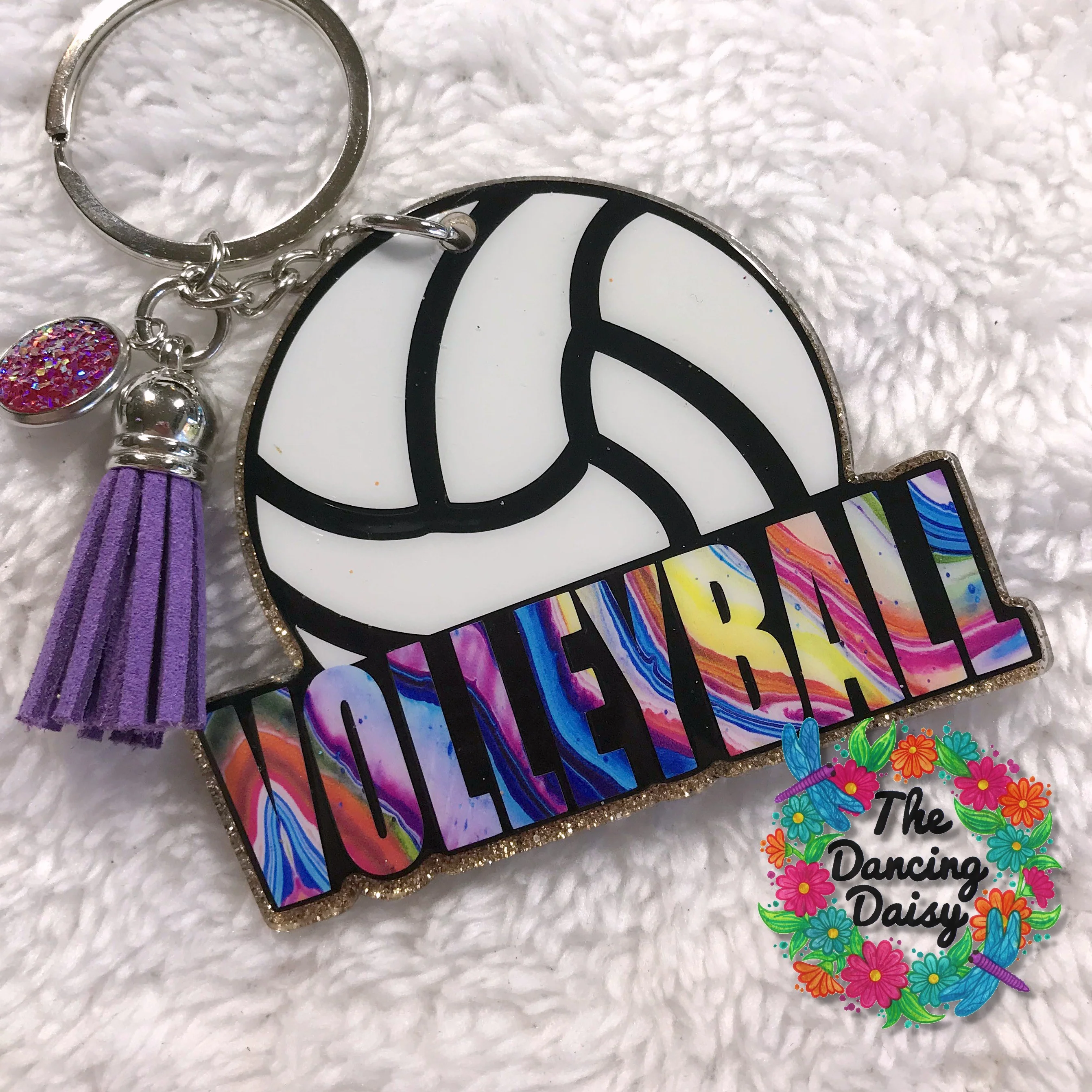 Volleyball Ball Word Acrylic Blank - Image 4