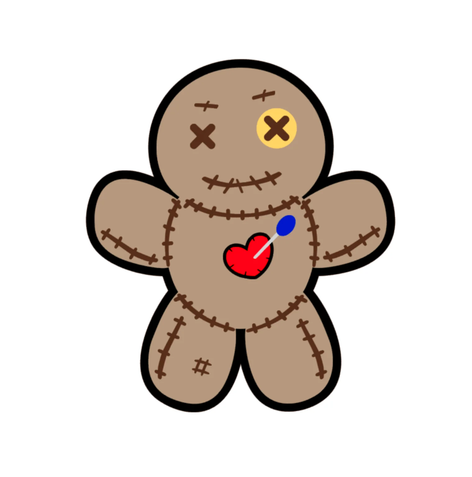 Voodoo Doll Acrylic Blank