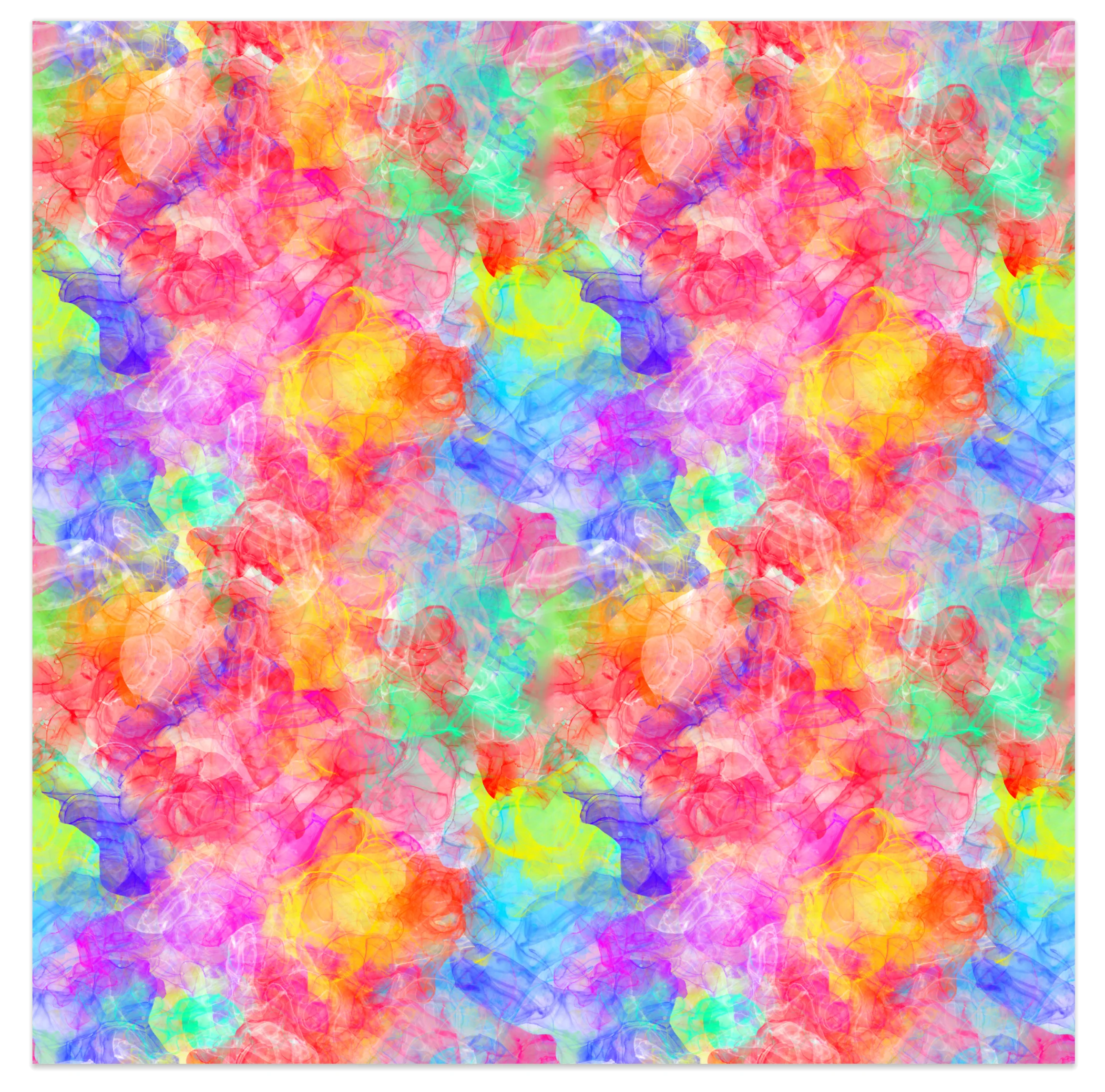 Watercolor Burst Vinyl