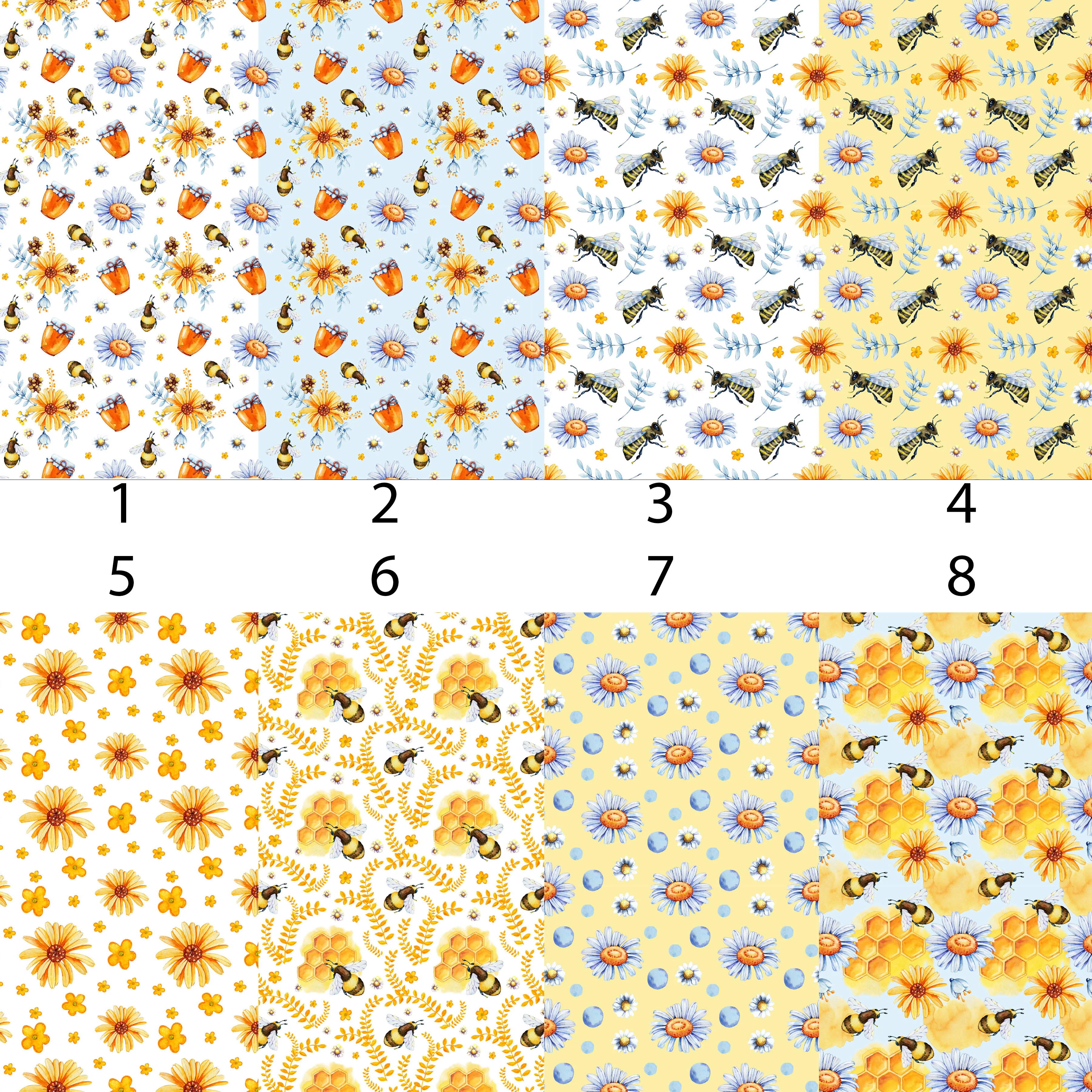Watercolor Honey Bee Vinyl