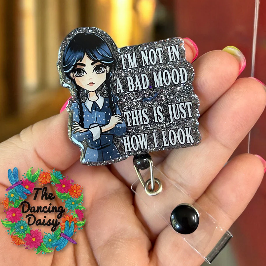 Wednesday Bad Mood Decal & Acrylic Blank COMBO - Image 2