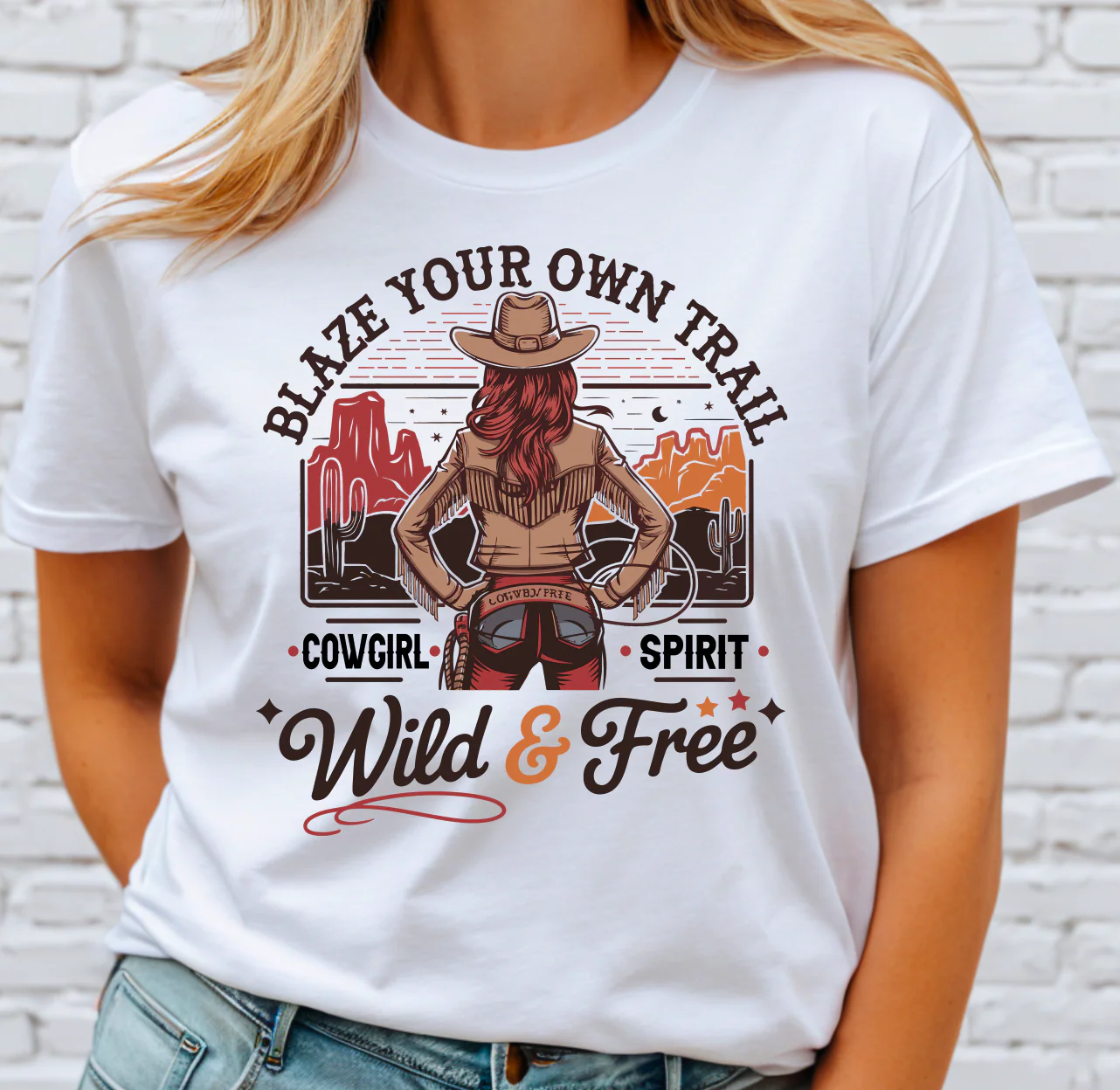 Wild and Free DTF Transfer