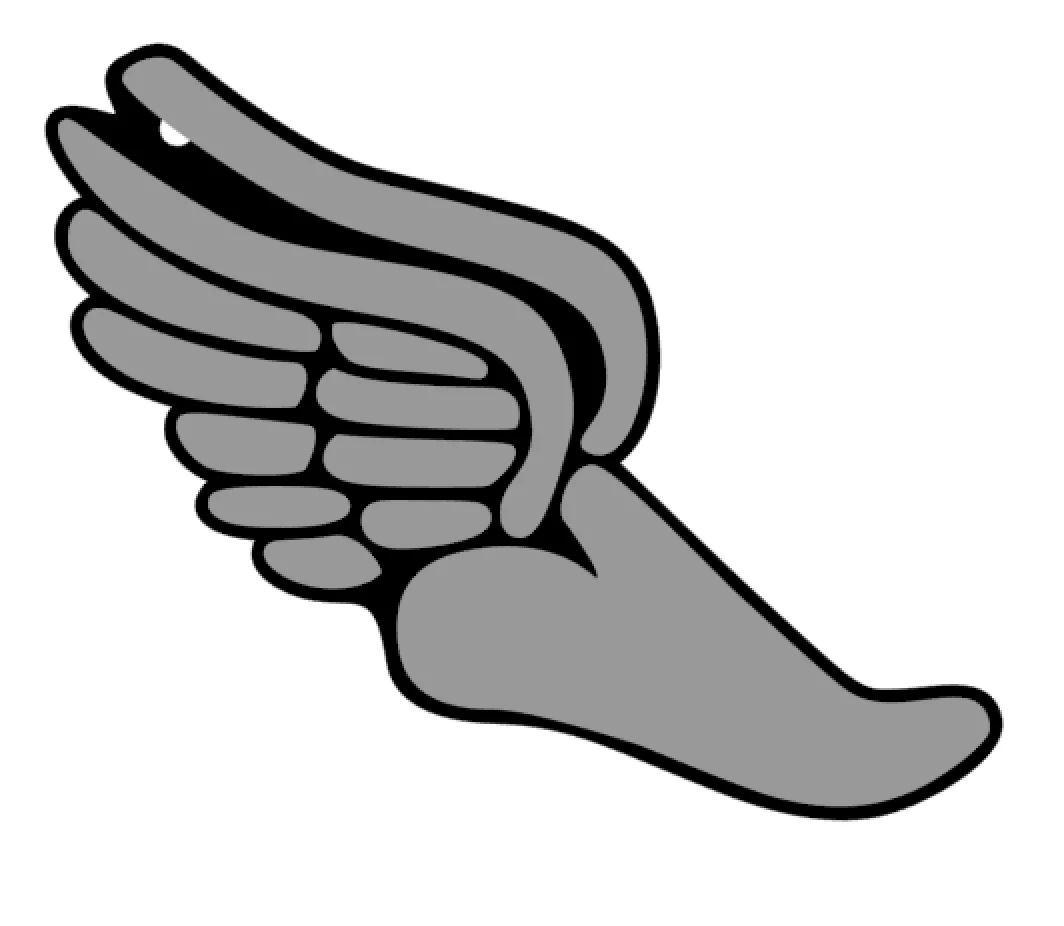 Winged Shoe Acrylic Blank - Image 2