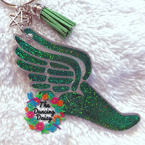 Winged Shoe Acrylic Blank - Image 3