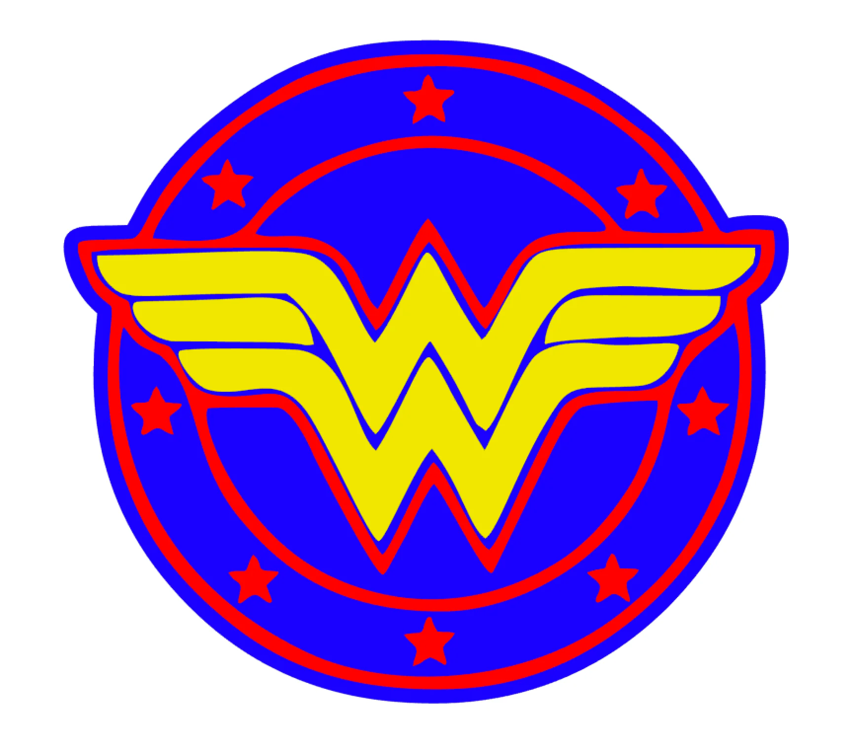 Wonder Woman Acrylic Blank - Image 2