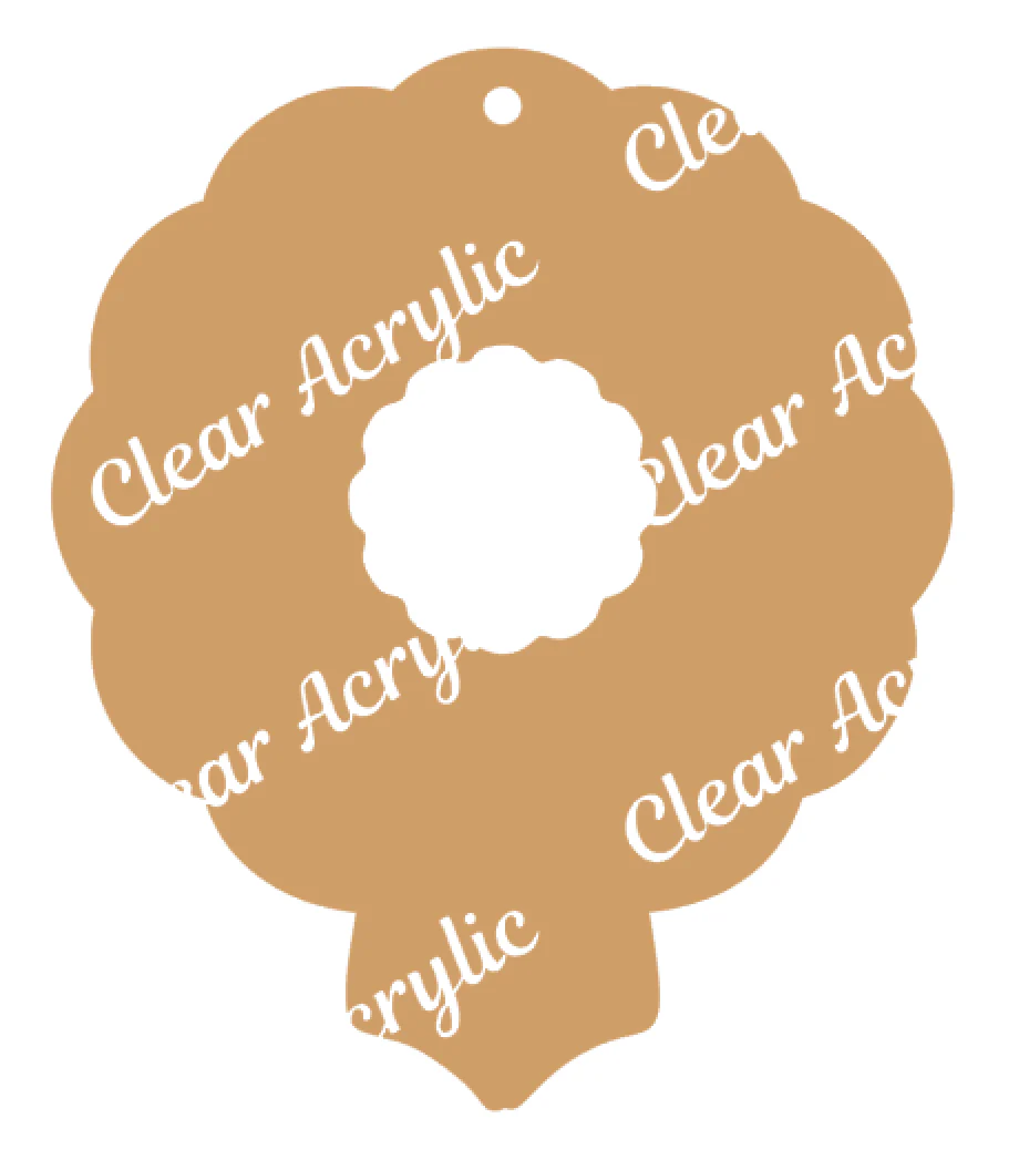 Wreath Acrylic Blank
