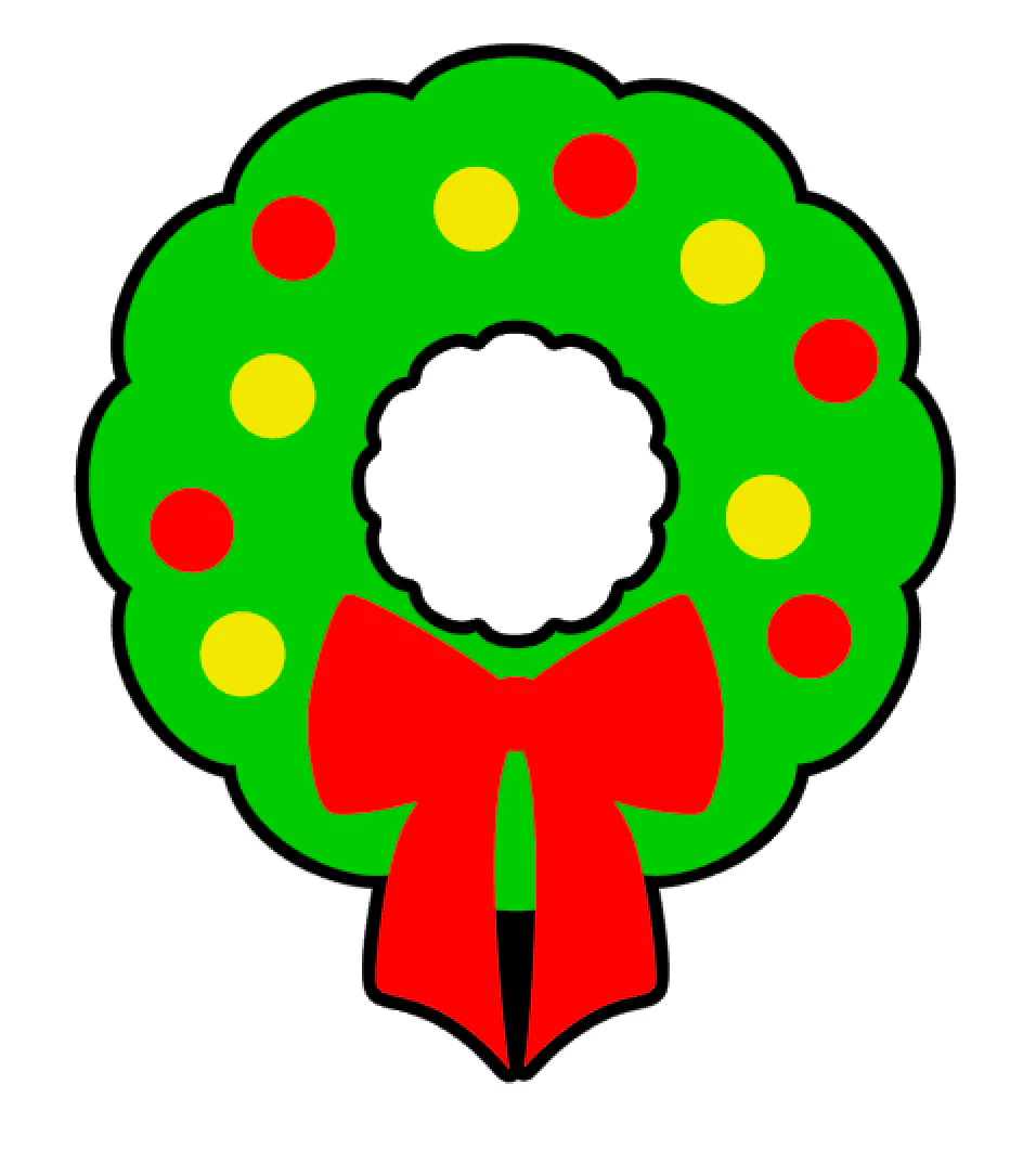 Wreath Acrylic Blank - Image 2