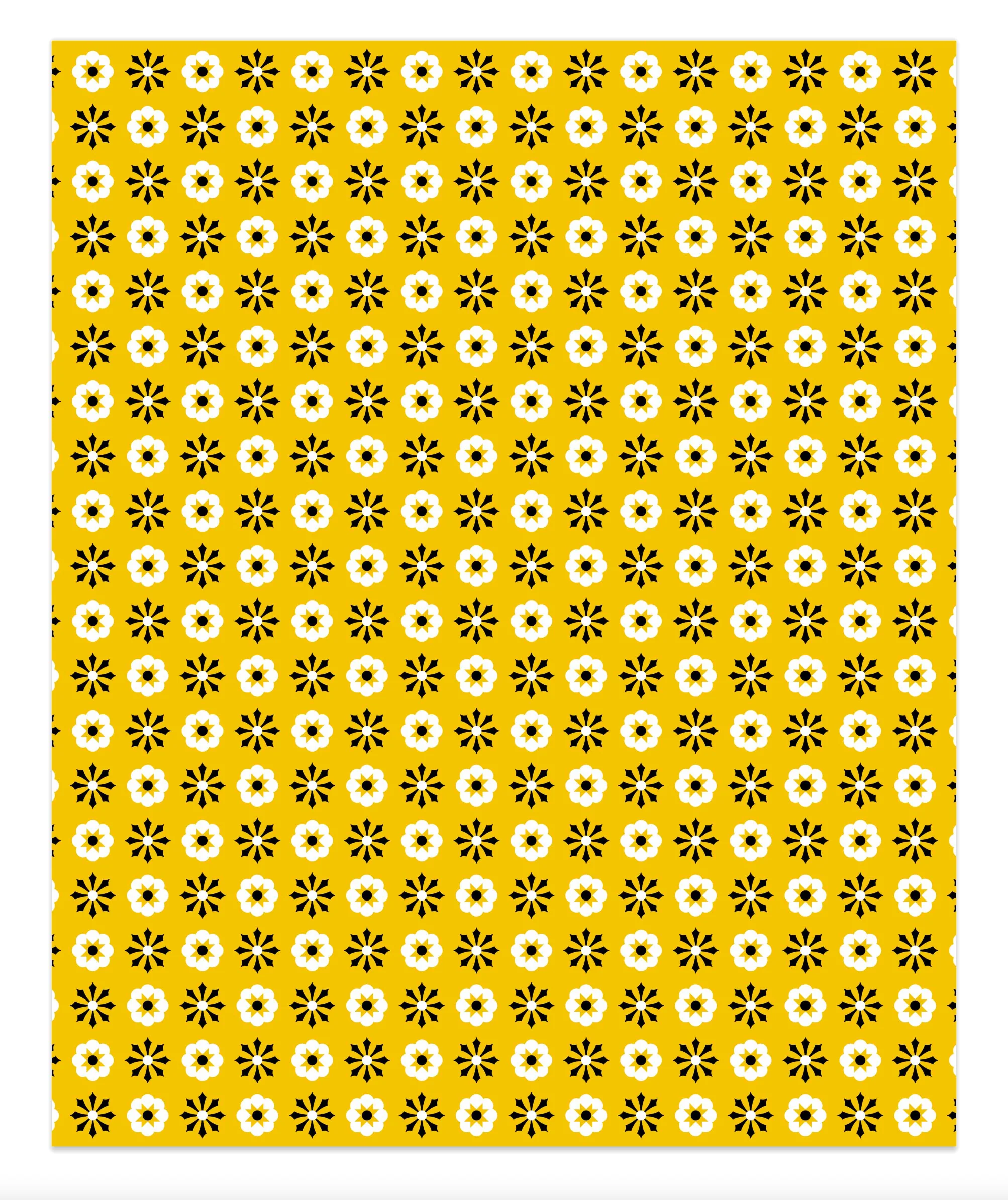 Yellow Bandana 4 Faux Leather