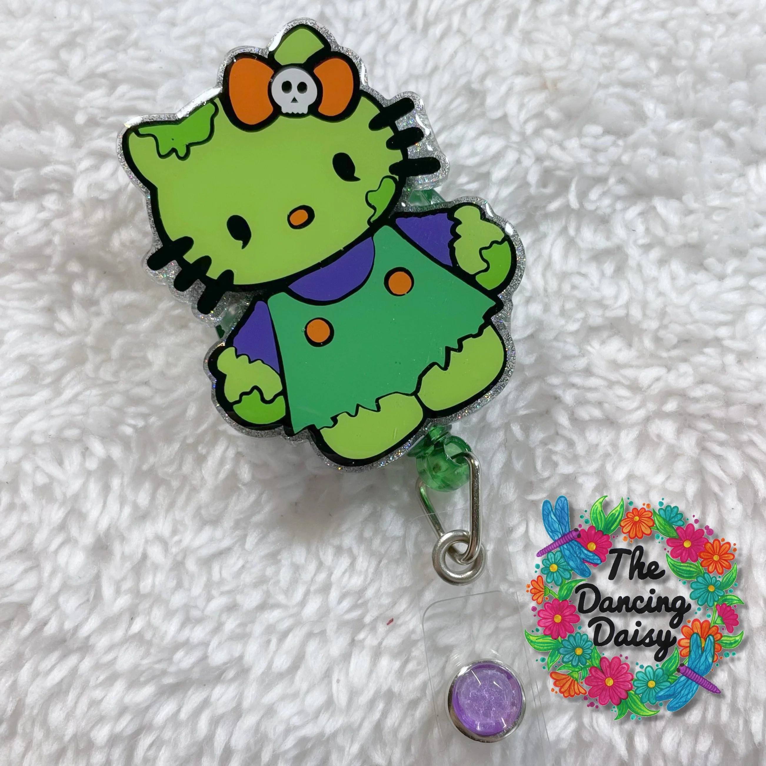 Zombie Kitty Acrylic Blank - Image 3