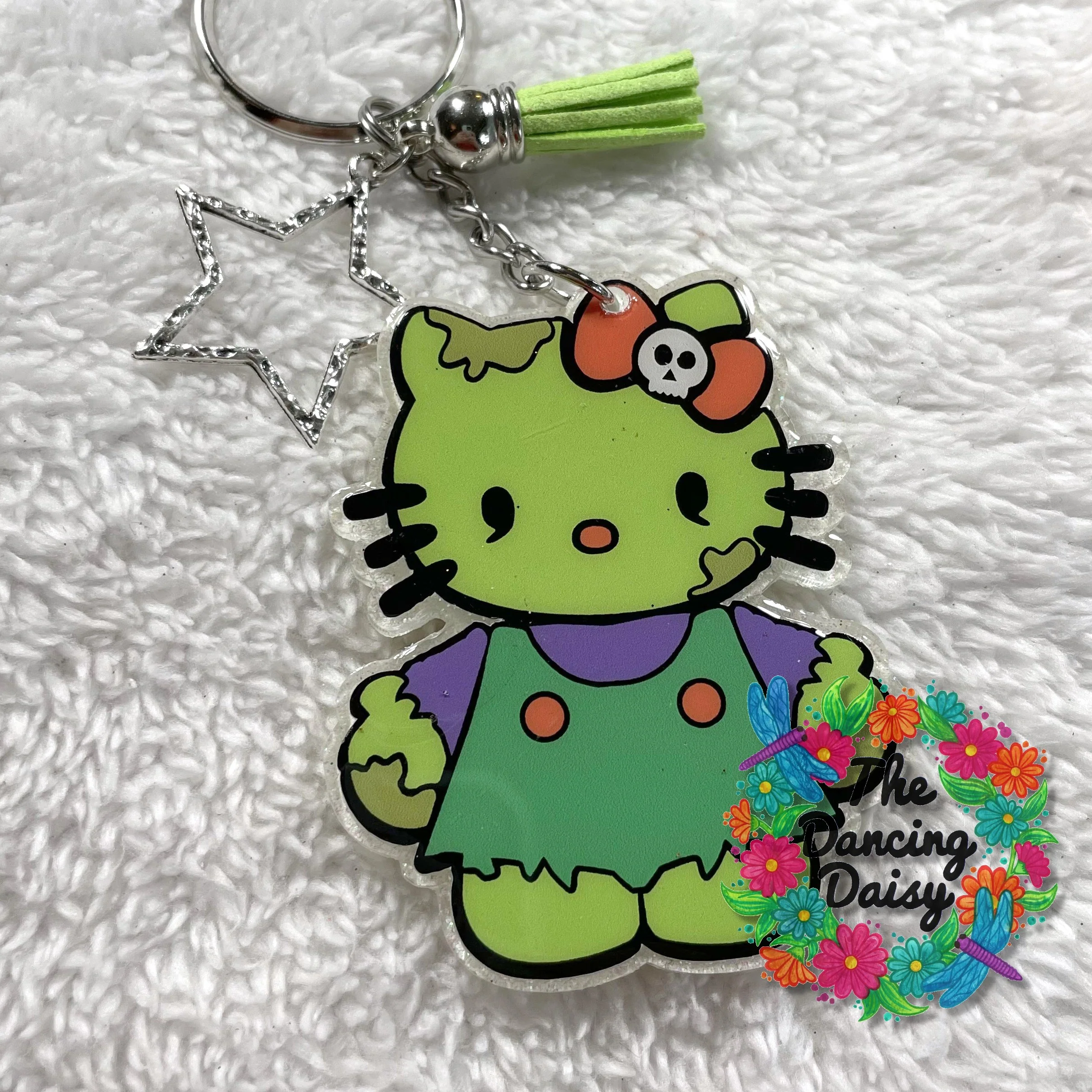 Zombie Kitty Acrylic Blank - Image 4